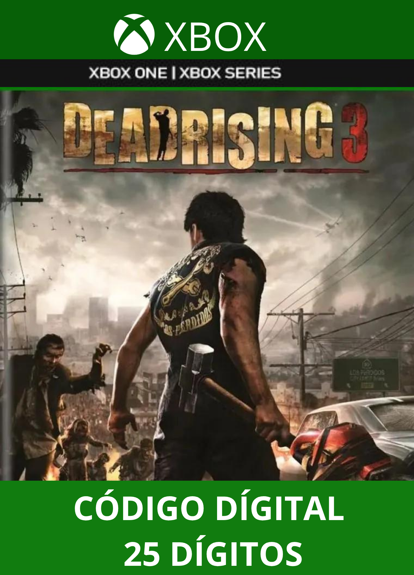 Dead Rising 3 XBOX ONE/SERIES Código 25 Digítos
