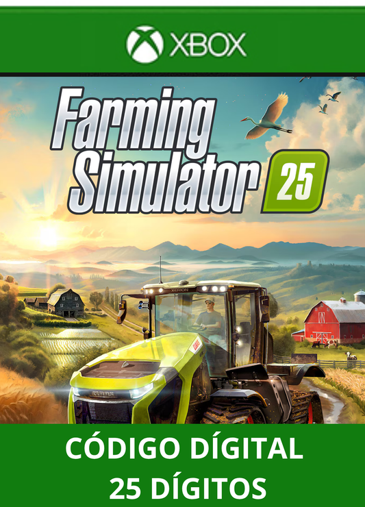 Farming Simulator 25 XBOX SERIES Código 25 Digítos