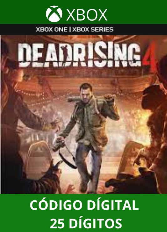 Dead Rising 4 XBOX ONE/SERIES Código 25 Digítos
