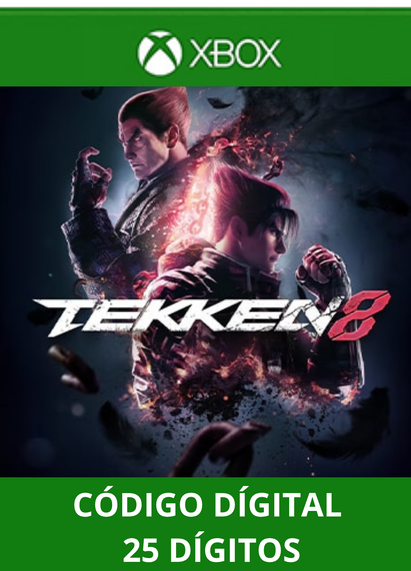 TEKKEN 8 XBOX SERIES S/X Código 25 Digítos